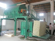 Automatyczna linia do produkcji pianki z recyklingu z mieszanką parową Zgnieciona pianka z klejem