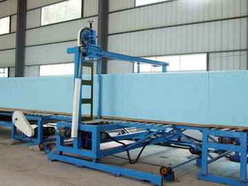 Horizontal Polyurethane Block Sponge Cutting Machine CNC With Knife Belt PLC Control